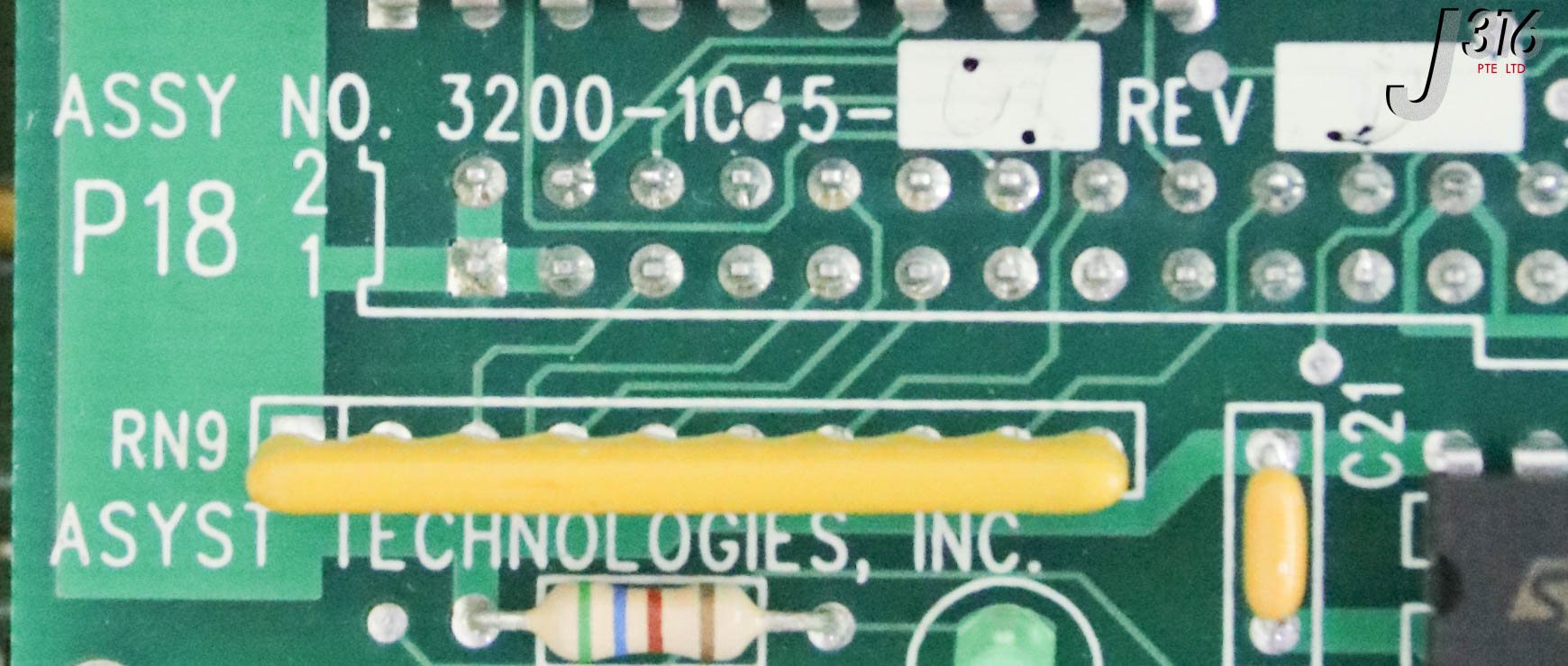 オムロン 34181 ASYST PCB ASSY, SERVO CONTROL W/ 3200-1045-01 & 800-608A